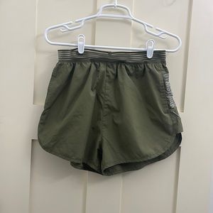 Gymshark olive green shorts